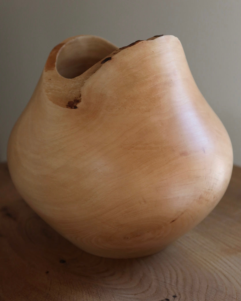 #PÆ2 Pear wood vase