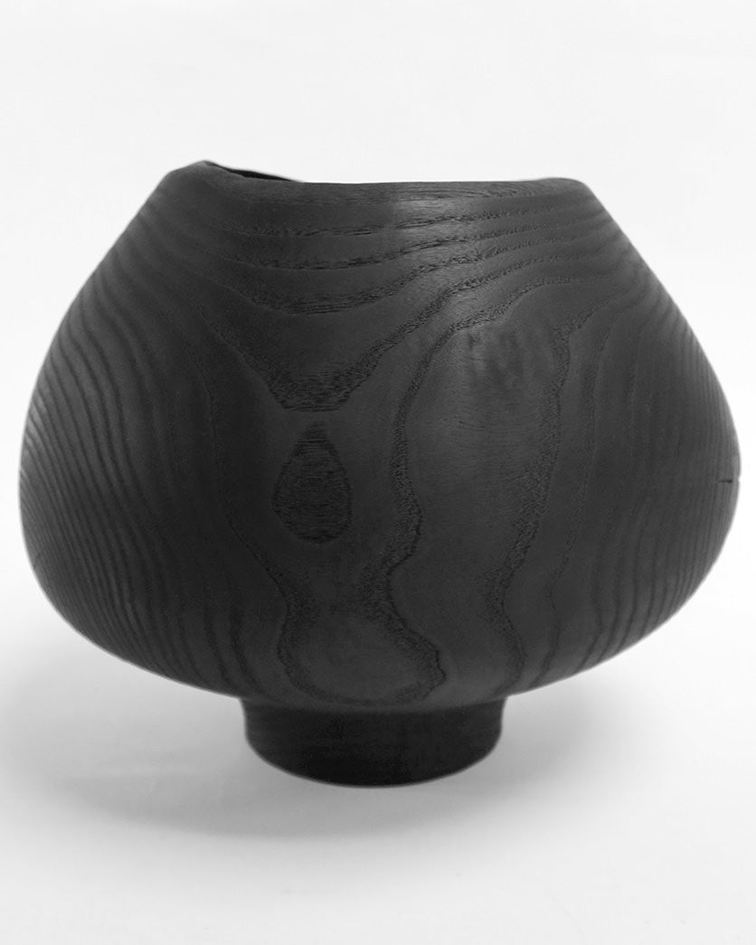 #AS31 Vase i brændt ask