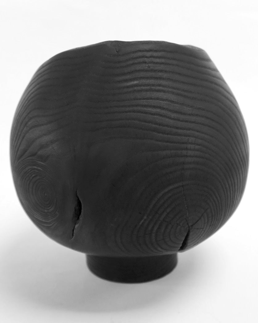 #AS31 Vase i brændt ask