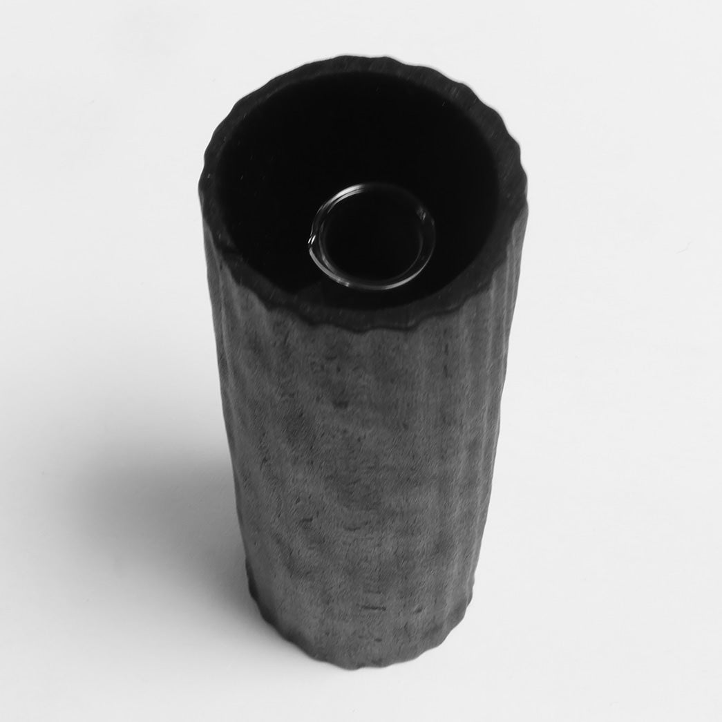 Vase med reagensglas indsats