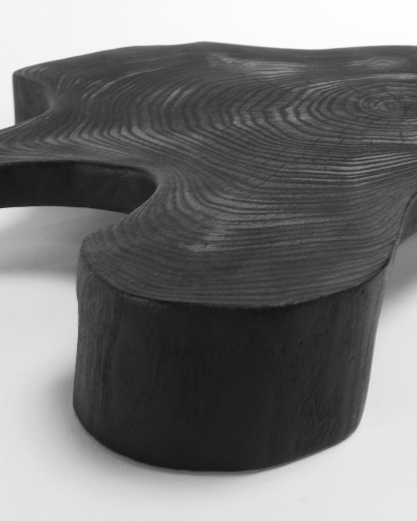 Burnt tray with legs