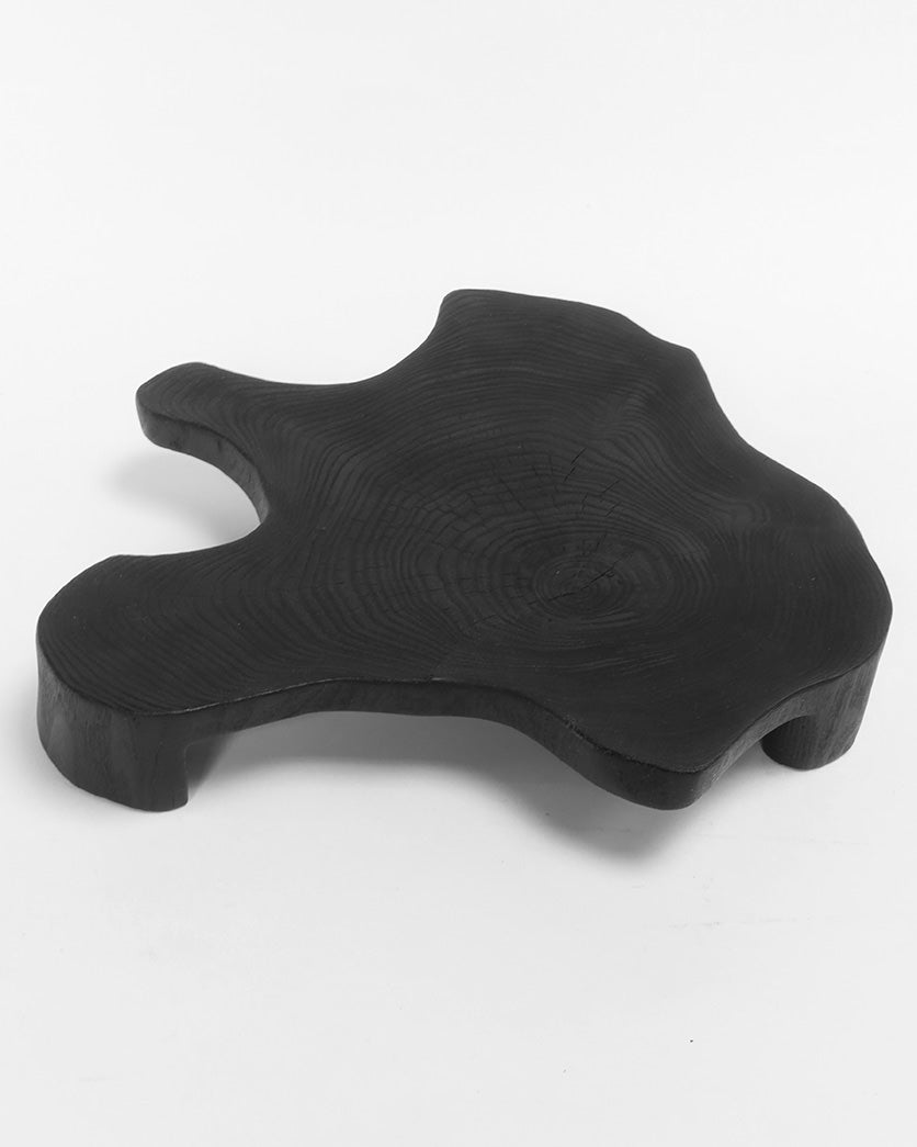 Burnt tray with legs
