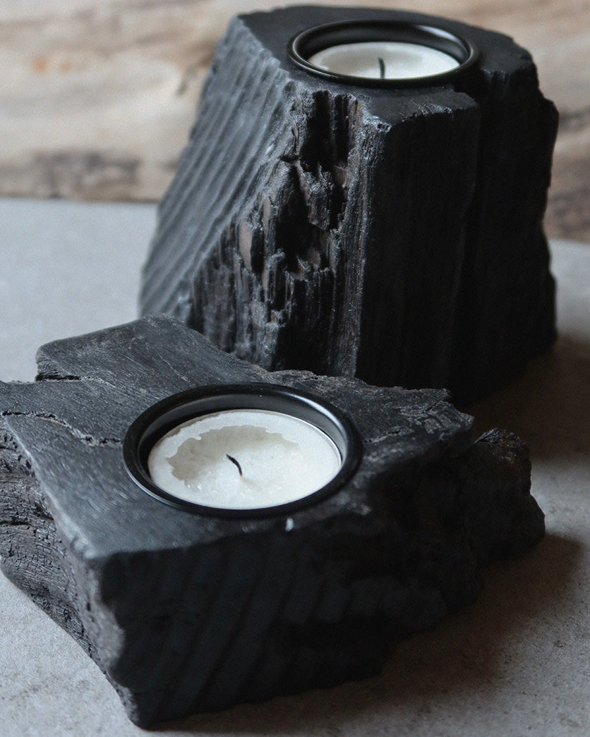 Fyrfadsstager i moseeg