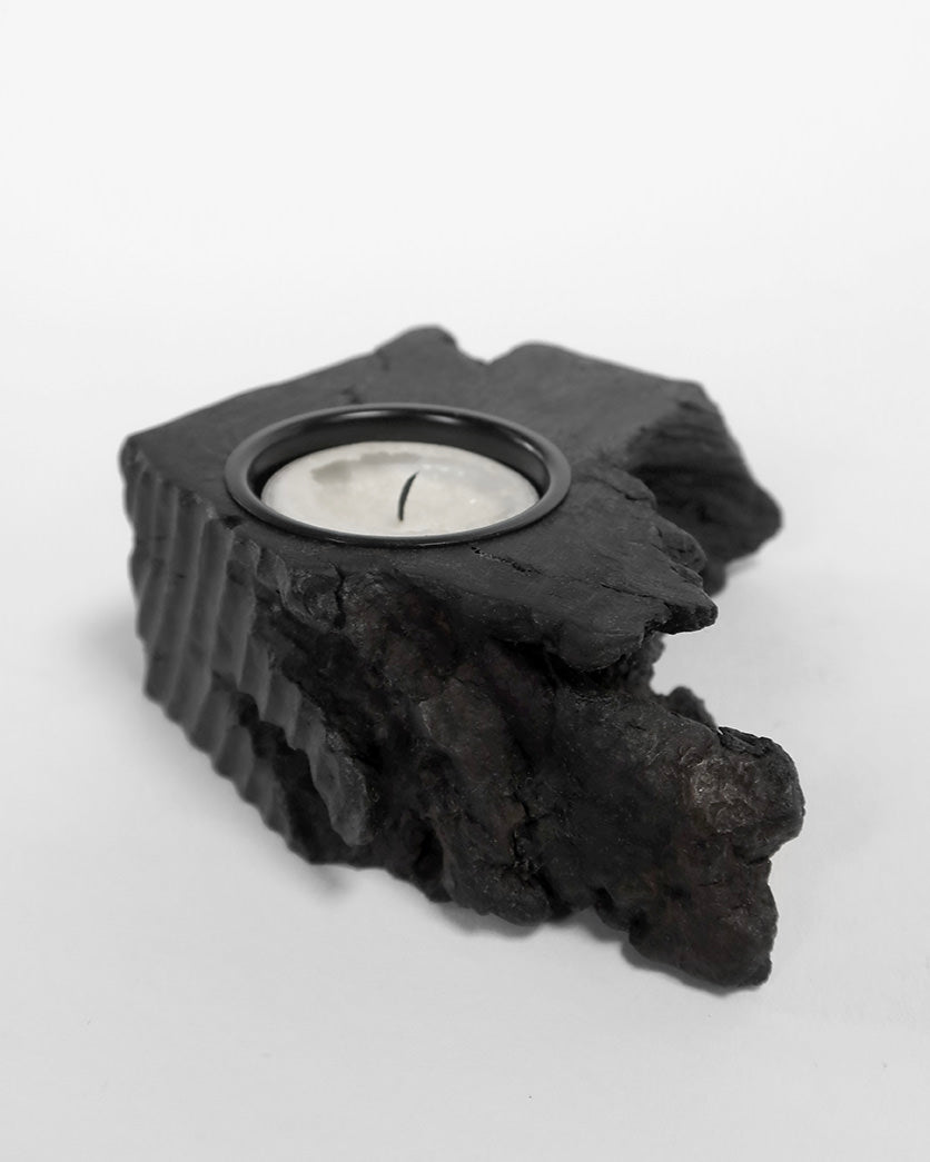 Fyrfadsstage med rå kant