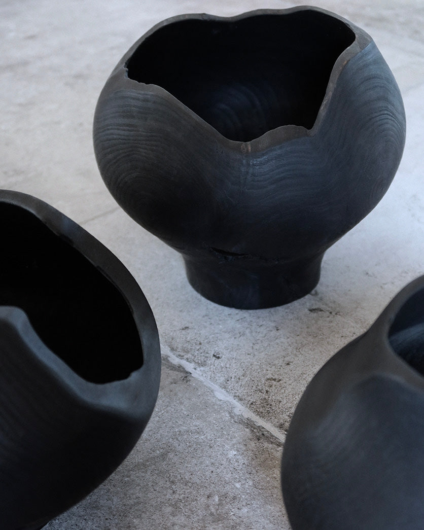 Brændt vase