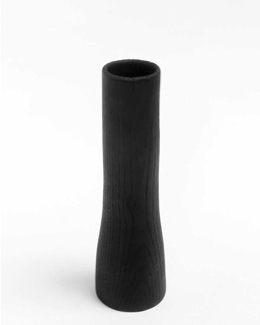 Brændt vase med reagensglas